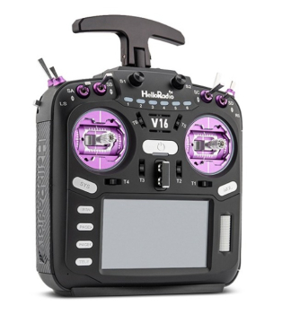 HR1008 HHR1009 HelloRadio V16 MAX 2,4GHz - ELRS LBT Mode 1 Fernsteuerung lilaelloRadio V16 MAX 2,4GHz - ELRS LBT Mode 2 Fernsteuerung lila