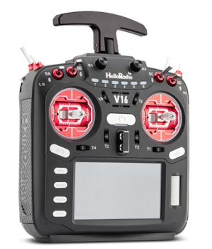 HR1016 HelloRadio V16 MAX 2,4GHz - 4in1 LBT Mode 2 Fernsteuerung rot
