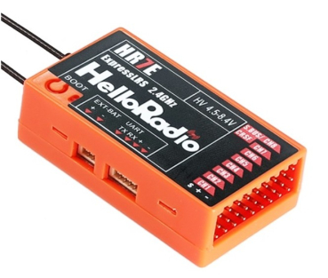 HR2004 HelloRadio HR7E ELRS 2,4GHz Empfänger - 8 Kanäle rot