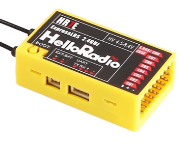 HR2005 HelloRadio HR7E ELRS 2,4GHz Empfänger - 8 Kanäle relb