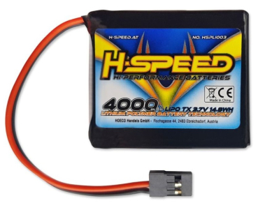HSPLI003 Lipo 3,7/4000 HSpeed TX 52x43x15 JR