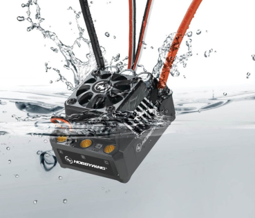 HW30105000 Hobbywing Ezrun MAX6 Regler Sensorless 160 Amp, 3-8s LiPo, BEC 6A