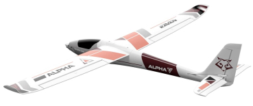 KAV02.8076V2 ALPHA V2 1,5m E-Segler ARF Rot