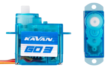 KAV200037 Servo GO-03 1S/3V-4,8V 3,7g 8N/0,12s JR