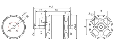 KAV30.2012 BL-Motor Kavan Pro2830-900 3-4S 9-10"