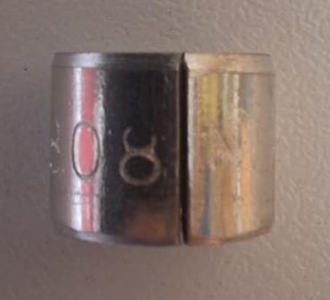 KAV50.108MM Distanzbuchse 8/10mm Länge 8mm Stahl