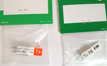 F105/103-078 Quarzpaar Kanal 78/FM 35MHz
