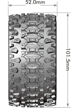LOUT3388SM Reifen/F. LOU/Mini-HEX12-17 ST-UPHILL