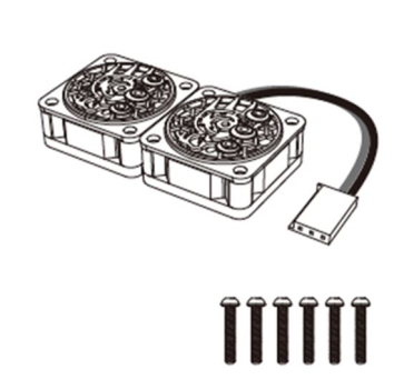 MX-10397B Doppellüfter MJX/Hyper 30(60)mm JR