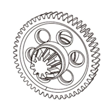 MX-16401Y AM-Hyper1:14 Haupt-/Kegelzahnrad