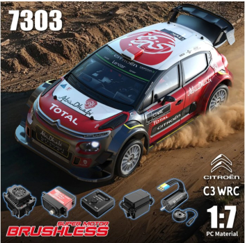 MX-7303 MJX Hyper GO 7303 1/7 Citroen C3 WRC 4WD