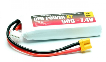 15408 Lipo 7,4/900 RedPower25C-s- XT-30/XH