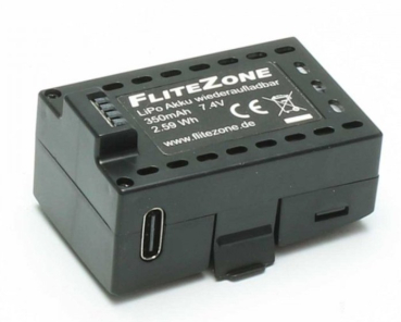 16408 LiPo Akku FliteZone 350 - 7.4V / UH-1DX
