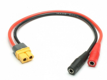 18317 Ladeadapter XT60-> GK4mm 20cm