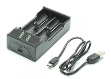18655 USB Ladegerät Li-Ion 18650 Duo -D16/L34-71