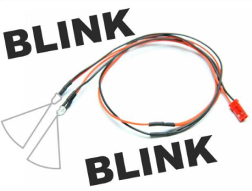 C9327 LED 5-10V/5mm weiß-BLINKEND BEC 2x