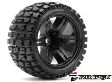 RXR2006-B2 Reifen/F. 1:10 RPX/Belted ST-TRACKER OS