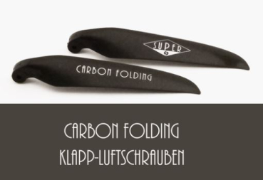 501031.5x3L.W4 Klappluft-Blätter 5x3" Carbon Folding linkslaufend