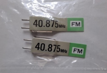 13866 Quarzpaar Kanal 85/FM 40MHz SANWA 40.875MHz Kanal 85