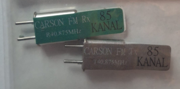 502548 Quarzpaar Kanal 85 FM Carson/Reflex