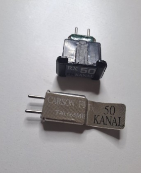 502534 Quarzpaar Kanal 50 FM Carson/Reflex