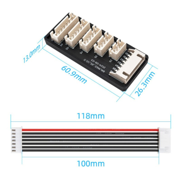 TK40900 ToolkitRC 2-6s Adapter Board JST-XH