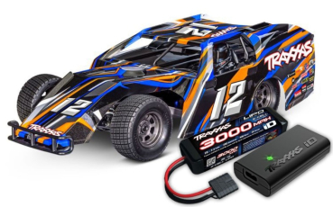 TRX104354-74-BLUE Slash Modified BL-2S blau 1/10 Dirt Oval Racer RTR