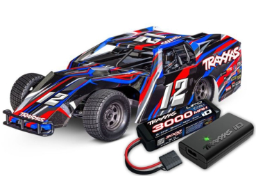 TRX104354-74-RED Slash Modified BL-2S rot 1/10 Dirt Oval Racer RTR