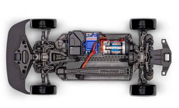 TRX105237-4-BLK 4-TEC Nissan 240SX schwarz 1/10 Drift RTR Brushed