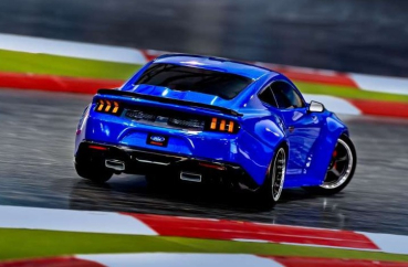 TRX105237-4-BLUE  TRAXXAS 4-TEC Ford Mustang blau 1/10 Drift RTR Brushed