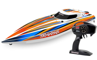 TRX106064-4-ORNG DISRUPTOR orange 26 Zoll V-Rumpf Boot Selbstaufrichtung ohne Akku und Ladegerät