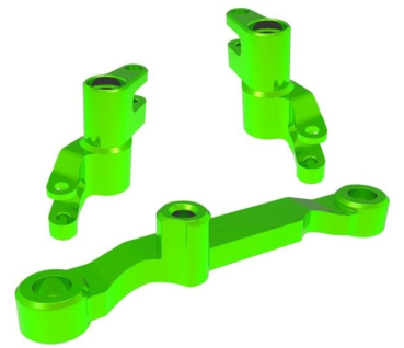 TRX10743-GRN TRX MiniMaxx Lenkungsteile ALU grün