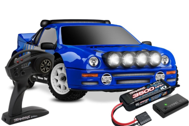 TRX108046-1-BLUE MINI-Rally VXL-Power 4x4 blau Ford RS200 RTR Brushless