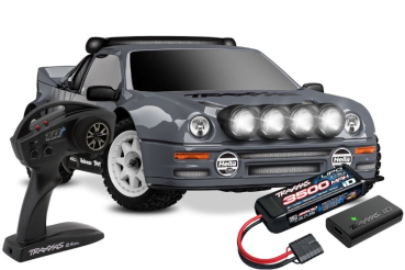 TRX108046-1-GRAY MINI-Rally VXL-Power 4x4 grau Ford RS200 RTR Brushless