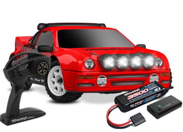 TRX108046-1-RED MINI-Rally VXL-Power 4x4 rot Ford RS200 RTR Brushless
