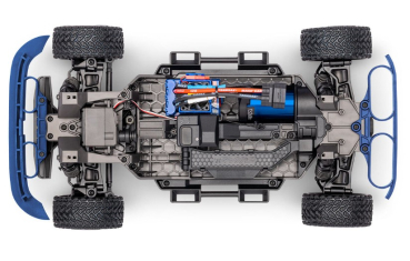 TRX108046-1-WHT MINI-Rally VXL-Power 4x4 blau Ford RS200 RTR Brushless