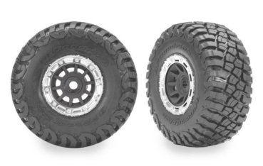 TRX10870-GRAY Reifen/F. TRX 1/4" MiniSlash BFG grau 2St.