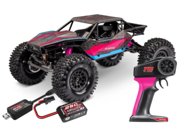 TRX120074-1-PINK TXC-4M Extreme Crawler 1/18 RTR Pink Brushless
