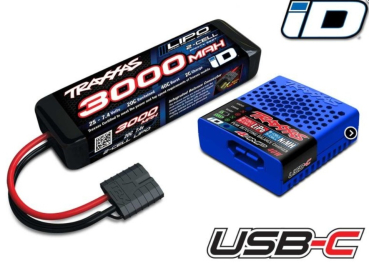 TRX2985-2S TRX Laderset USB-C 4A mit 2S-3000 ID