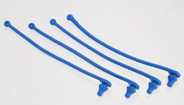 TRX5751 Karosserie-Splinten Halter blau (4) TRAXXAS 