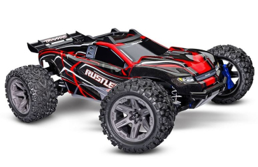 TRX67164-4ZRED TRAXXAS Rustler 4x4 BL-2S rot 1/10 Stadium-Truck RTR