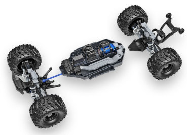 TRX67454-4-GRN Stampede 1/10 4x4 Stadium-Truck grün RTR VX3 Brushless, HD
