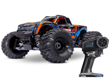 TRX67454-4-ORNG Stampede 1/10 4x4 Stadium-Truck orange RTR VX3 Brushless, HD