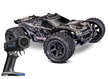 TRX67464-4-BLK Rustler 1/10 4x4 Stadium-Truck schwarz RTR VX3