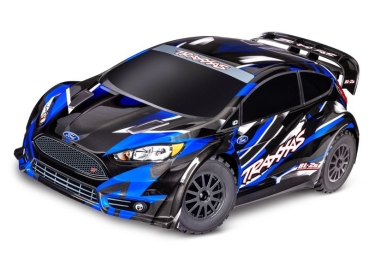 TRX Ford Fiesta ST 4x4 BL-2S blau 1/10 Rally RTR nP825 BL-2S Brushless, HD-Teile mit 2827X Akku + 2920 Lader