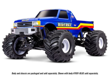 TRX7691-BLUE Karosse TRX X-Maxx BIGFOOT #8 blau