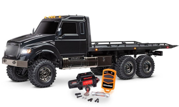 TRX88086-84BLK  TRX-6 Ultimate RC Hauler 6x6 schwarz 1/10 Truck RTR Brushed