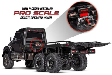 TRX88086-84BLK  TRX-6 Ultimate RC Hauler 6x6 schwarz 1/10 Truck RTR Brushed