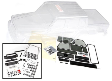 TRX8825 Karosserie Mercedes Benz G63 klar mit Anbauteile TRAXXAS TRX-6
