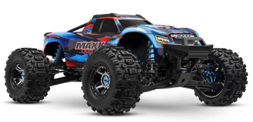 TRX89087-4-BLUE MAXX Ultimate 4x4 Elektro Monster Truck Brushless 1/10 RTR blau